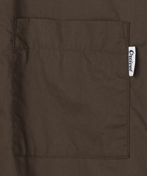 ORCIVAL(オーシバル)の「ORCIVAL | オーガニックタイプライター オープンカラーシャツ MEN(シャツ/ブラウス・メンズ・ブラウン/ベージュ/チャコール/ホワイト・5/4)」の12枚目の写真