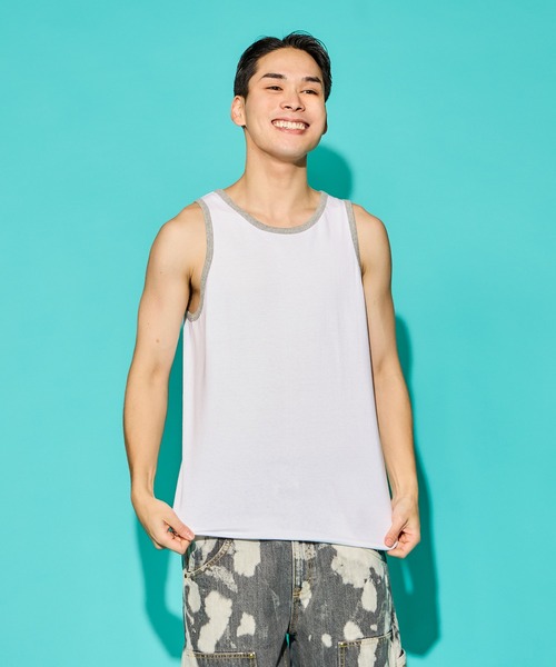 リンガータンクトップ WALLA WALLA SPORT（ワラワラスポーツ）の「RINGER TANK TOP