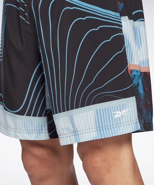 Reebok(リーボック)の「オースティン オールオーバー プリント ショーツ / Austin Allover Print Shorts(その他パンツ・メンズ・ブラック・LARGE/X-LARGE/MEDIUM/SMALL)」の3枚目の写真
