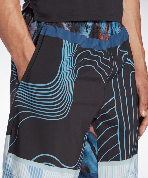 Reebok(リーボック)の「オースティン オールオーバー プリント ショーツ / Austin Allover Print Shorts(その他パンツ・メンズ・ブラック・LARGE/X-LARGE/MEDIUM/SMALL)」の4枚目の写真