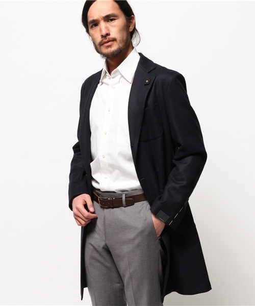 LARDINI チェスターコート ハウンドトゥース UNITED ARROWS UNITED ARROWS（ユナイテッドアローズ）の「＜LARDINI（ラルディーニ