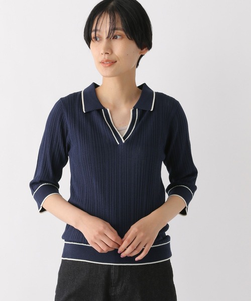 LEPSIM（レプシィム）の「12ゲージニットポロプルオーバー 278690