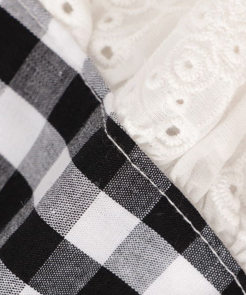 b・ROOM（ビールーム）の「くまレース2wayオールインワン（サロペット/オーバーオール・キッズ・ブラック/ベージュ/サックスブルー・100cm/90cm/120cm/130cm/110cm）」の13枚目の写真