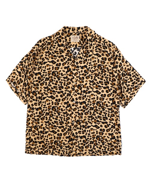 C.E.L.STORE（セルストア）の「DEL MAR sportswear / デルマースポーツウエアー ANIMAL OPEN SHIRTS アニマル柄 オープンカラーシャツ（シャツ/ブラウス・メンズ・キャメル/ベージュ・LARGE/MEDIUM）」の2枚目の写真