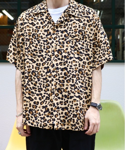 C.E.L.STORE（セルストア）の「DEL MAR sportswear / デルマースポーツウエアー ANIMAL OPEN SHIRTS アニマル柄 オープンカラーシャツ（シャツ/ブラウス・メンズ・キャメル/ベージュ・LARGE/MEDIUM）」の10枚目の写真