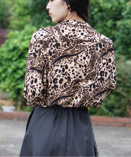 C.E.L.STORE（セルストア）の「DEL MAR sportswear / デルマースポーツウエアー ANIMAL OPEN SHIRTS アニマル柄 オープンカラーシャツ（シャツ/ブラウス・メンズ・キャメル/ベージュ・LARGE/MEDIUM）」の20枚目の写真