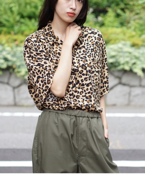C.E.L.STORE（セルストア）の「DEL MAR sportswear / デルマースポーツウエアー ANIMAL OPEN SHIRTS アニマル柄 オープンカラーシャツ（シャツ/ブラウス・メンズ・キャメル/ベージュ・LARGE/MEDIUM）」の18枚目の写真