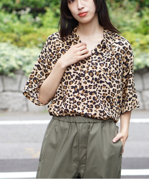 C.E.L.STORE（セルストア）の「DEL MAR sportswear / デルマースポーツウエアー ANIMAL OPEN SHIRTS アニマル柄 オープンカラーシャツ（シャツ/ブラウス・メンズ・キャメル/ベージュ・LARGE/MEDIUM）」の17枚目の写真