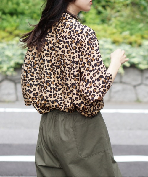 C.E.L.STORE（セルストア）の「DEL MAR sportswear / デルマースポーツウエアー ANIMAL OPEN SHIRTS アニマル柄 オープンカラーシャツ（シャツ/ブラウス・メンズ・キャメル/ベージュ・LARGE/MEDIUM）」の16枚目の写真