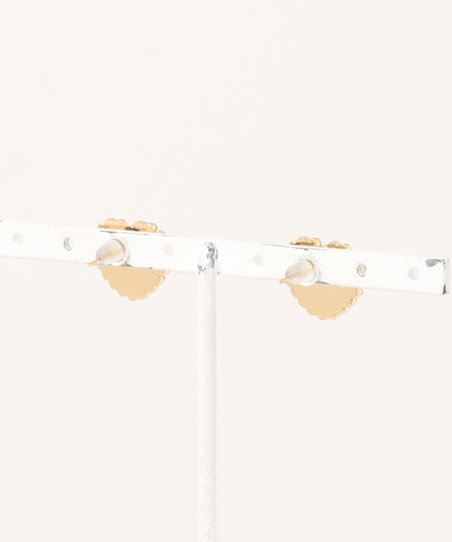 apres jour（アプレジュール）の「【apres jour×ARIAZ】ぷっくりハートピアス（ピアス（両耳用）・レディース・ゴールド・FREE）」の2枚目の写真