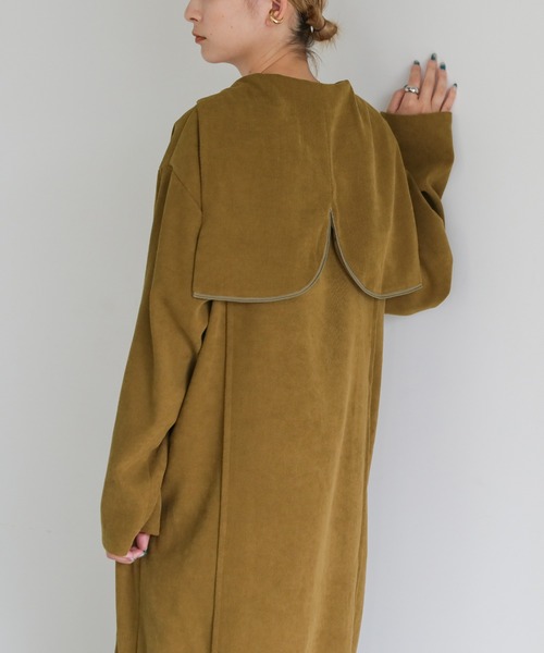 セール】Uネック2wayフード付きロングワンピース（ワンピース