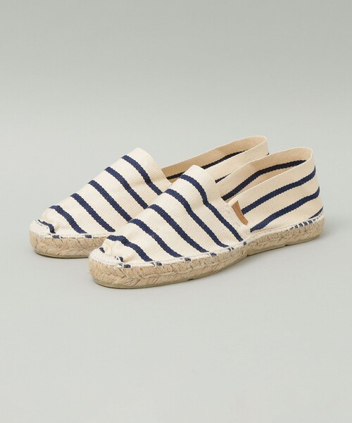 SHIPS（シップス）の「LA MAISON DE LESPADRILLE: エスパドリーユ ボーダー（スリッポン・メンズ・ホワイト/ブルー/イエロー・40/41/42/43）」の6枚目の写真
