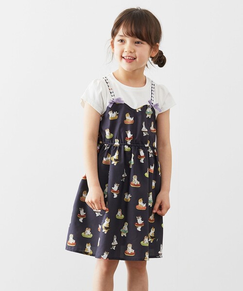 Mofusand Any Fam ドッキングワンピース ワンピース Any Fam エニィファム のファッション通販 Zozotown