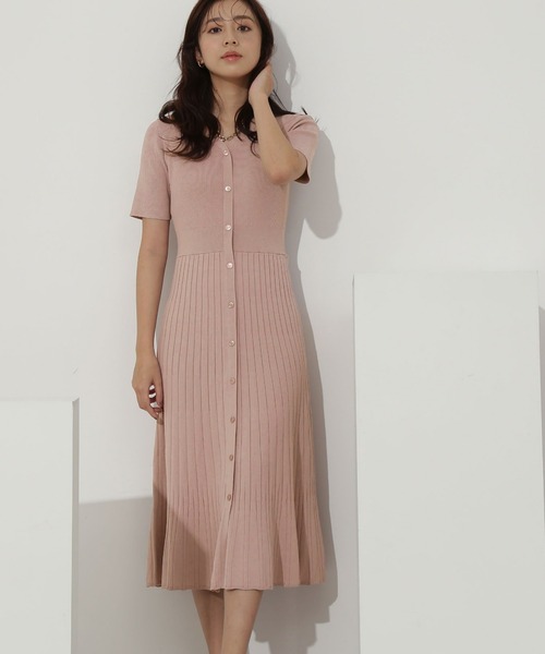 マーメイドニットワンピース ワンピース Natural Natural ワンピース Basic Basic ナチュラルビューティーベーシック のファッション Beauty アウトレットオンラインストア