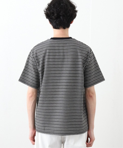 417 EDIFICE（フォーワンセブンエディフィス）の「フライス ボーダー Tシャツ【Made in Japan】（Tシャツ/カットソー・メンズ・その他3/マルチ/その他6・MEDIUM/SMALL/LARGE）」の7枚目の写真