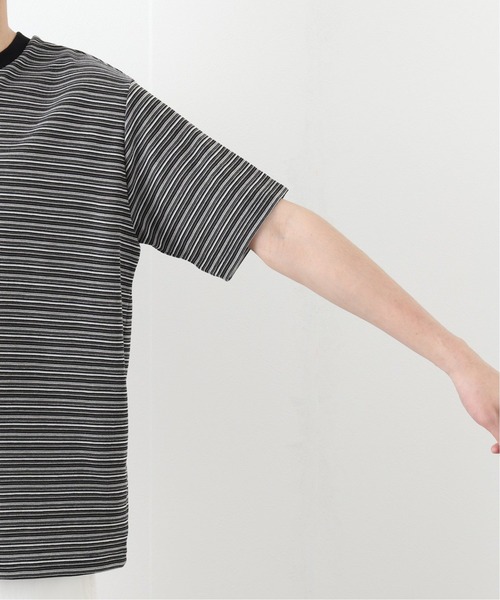 417 EDIFICE（フォーワンセブンエディフィス）の「フライス ボーダー Tシャツ【Made in Japan】（Tシャツ/カットソー・メンズ・その他3/マルチ/その他6・MEDIUM/SMALL/LARGE）」の10枚目の写真