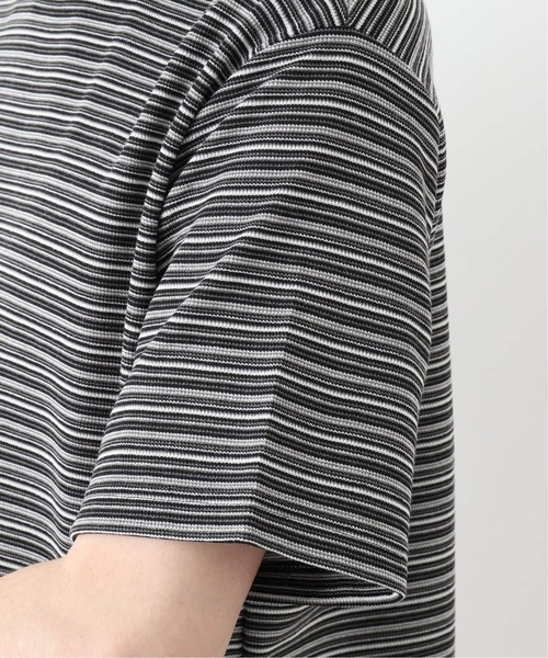 417 EDIFICE（フォーワンセブンエディフィス）の「フライス ボーダー Tシャツ【Made in Japan】（Tシャツ/カットソー・メンズ・その他3/マルチ/その他6・MEDIUM/SMALL/LARGE）」の11枚目の写真