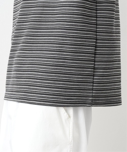 417 EDIFICE（フォーワンセブンエディフィス）の「フライス ボーダー Tシャツ【Made in Japan】（Tシャツ/カットソー・メンズ・その他3/マルチ/その他6・MEDIUM/SMALL/LARGE）」の12枚目の写真