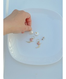 【Occhocochoi】2way チューリップチャームピアス(MA)