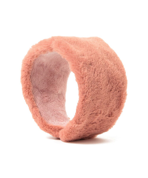 Ray BEAMS（レイビームス）の「Ray BEAMS / フェイクファー イヤーマフ（イヤーマフ・レディース・ネイビー/ピンク・ONE SIZE）」の6枚目の写真