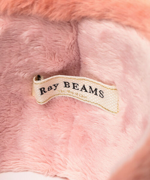 Ray BEAMS（レイビームス）の「Ray BEAMS / フェイクファー イヤーマフ（イヤーマフ・レディース・ネイビー/ピンク・ONE SIZE）」の9枚目の写真