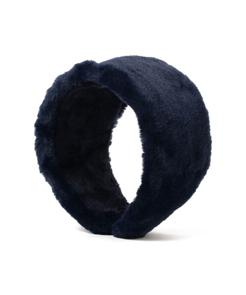 Ray BEAMS（レイビームス）の「Ray BEAMS / フェイクファー イヤーマフ（イヤーマフ・レディース・ネイビー/ピンク・ONE SIZE）」の10枚目の写真