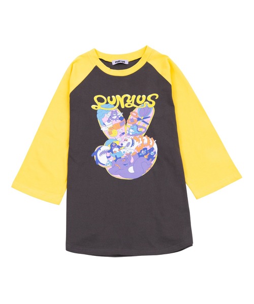 PUNYUS(プニュズ)の「ピースマークラグランTシャツ(Tシャツ/カットソー・レディース・ブラック/イエロー/グリーン・1/2/4/3)」の21枚目の写真