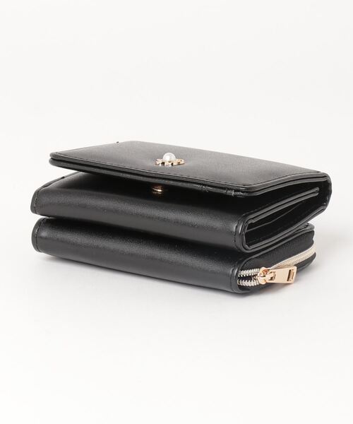 WEGO（ウィゴー）の「WEGO/メタルフラワーウォレット（財布・レディース・ブラック/ベージュ/オフホワイト・FREE）」の5枚目の写真