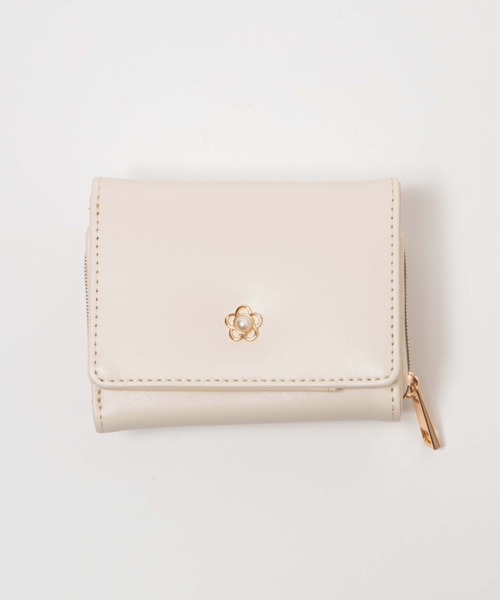 WEGO（ウィゴー）の「WEGO/メタルフラワーウォレット（財布・レディース・ブラック/ベージュ/オフホワイト・FREE）」の8枚目の写真