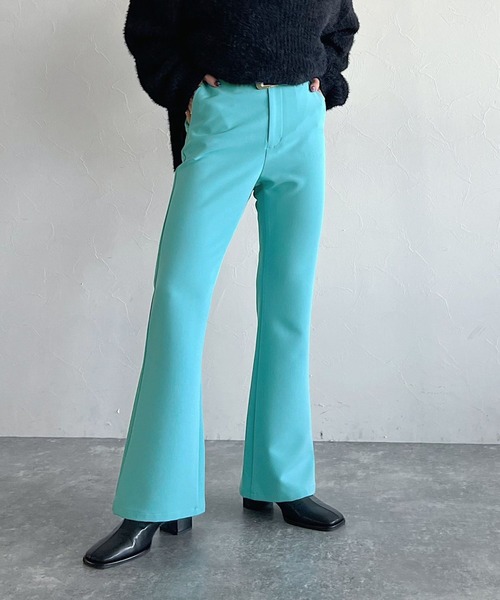 PAGEBOY(ページボーイ)の「モア楽フィットスラックス(スラックス・レディース・ブラック/オフホワイト/ブラウン系その他/オレンジ/ミント・S/M/L)」の5枚目の写真