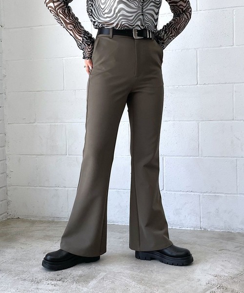 PAGEBOY(ページボーイ)の「モア楽フィットスラックス(スラックス・レディース・ブラック/オフホワイト/ブラウン系その他/オレンジ/ミント・S/M/L)」の11枚目の写真