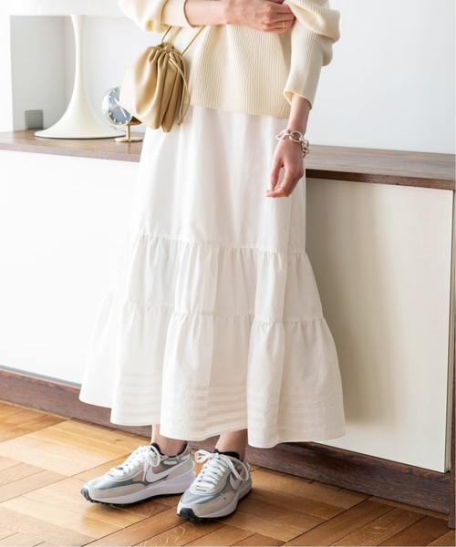 IENA 【TRADITIONAL WEATHERWEAR】　プリントスカート IENA（イエナ）の「フロッキープリントスカート（スカート）」 - WEAR