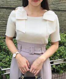 INGNI | 肩リボンオフショルニット(ニット/セーター)