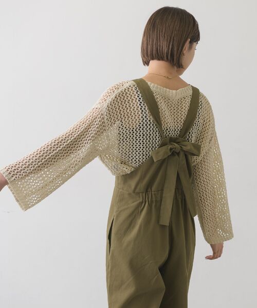 RETRO GIRL（レトロガール）の「テープヤーンニットPO（Tシャツ/カットソー・レディース・バーガンディー/ブラック/オフホワイト・FREE）」の20枚目の写真