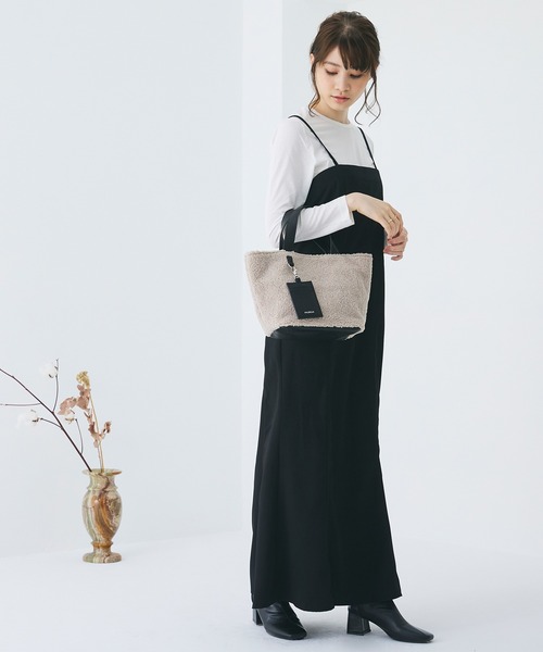 MURUA(ムルーア)の「MURUA (ムルーア) トートバッグ ボア MR-B1081(トートバッグ・レディース・ブルー/グレー/ブラック・FREE)」の4枚目の写真