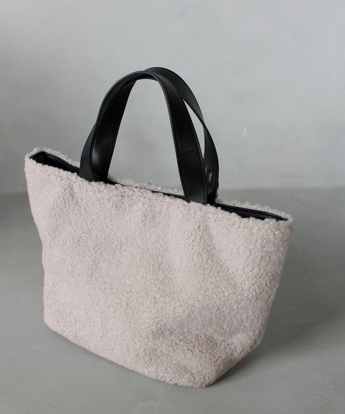 MURUA(ムルーア)の「MURUA (ムルーア) トートバッグ ボア MR-B1081(トートバッグ・レディース・ブルー/グレー/ブラック・FREE)」の11枚目の写真