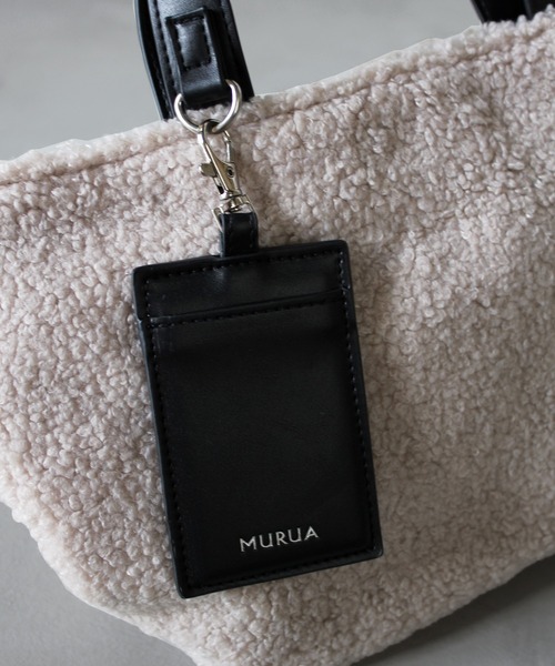 MURUA(ムルーア)の「MURUA (ムルーア) トートバッグ ボア MR-B1081(トートバッグ・レディース・ブルー/グレー/ブラック・FREE)」の9枚目の写真