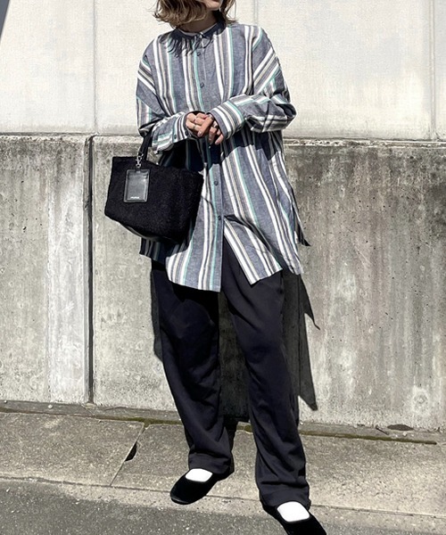 MURUA(ムルーア)の「MURUA (ムルーア) トートバッグ ボア MR-B1081(トートバッグ・レディース・ブルー/グレー/ブラック・FREE)」の17枚目の写真