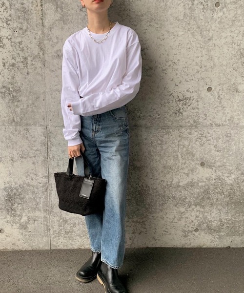 MURUA(ムルーア)の「MURUA (ムルーア) トートバッグ ボア MR-B1081(トートバッグ・レディース・ブルー/グレー/ブラック・FREE)」の20枚目の写真