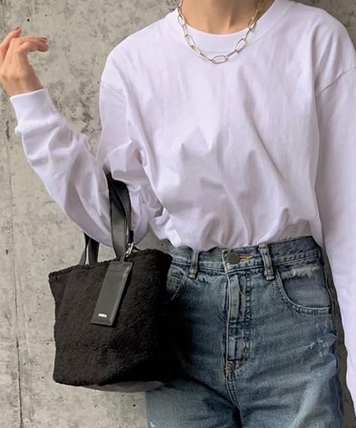 MURUA(ムルーア)の「MURUA (ムルーア) トートバッグ ボア MR-B1081(トートバッグ・レディース・ブルー/グレー/ブラック・FREE)」の18枚目の写真