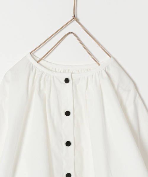 LOWRYS FARM（ローリーズファーム）の「ビッグカラー２ＷＡＹブラウス　162221（シャツ/ブラウス・キッズ・ブラック/オフホワイト・110cm/120cm/130cm/140cm/150cm）」の7枚目の写真