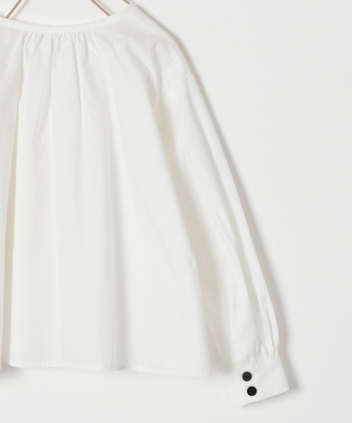 LOWRYS FARM（ローリーズファーム）の「ビッグカラー２ＷＡＹブラウス　162221（シャツ/ブラウス・キッズ・ブラック/オフホワイト・110cm/120cm/130cm/140cm/150cm）」の10枚目の写真