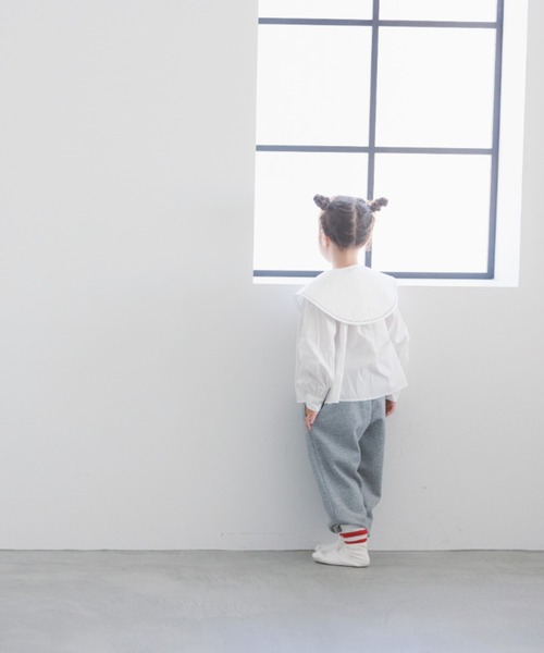 LOWRYS FARM（ローリーズファーム）の「ビッグカラー２ＷＡＹブラウス　162221（シャツ/ブラウス・キッズ・ブラック/オフホワイト・110cm/120cm/130cm/140cm/150cm）」の16枚目の写真