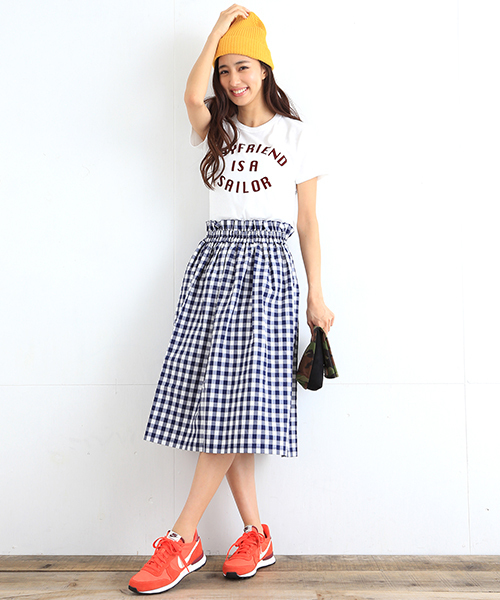 B:MING by BEAMS（ビーミングバイビームス）の「＜VERY 5月号・InRed 6月号掲載＞ビーミング by ビームス / フロッキープリントTシャツ（Tシャツ/カットソー・レディース・ホワイト/チャコールグレー/ネイビー・ONE SIZE）」の10枚目の写真