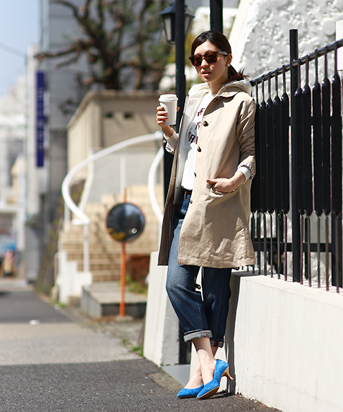 B:MING by BEAMS（ビーミングバイビームス）の「＜VERY 5月号・InRed 6月号掲載＞ビーミング by ビームス / フロッキープリントTシャツ（Tシャツ/カットソー・レディース・ホワイト/チャコールグレー/ネイビー・ONE SIZE）」の19枚目の写真