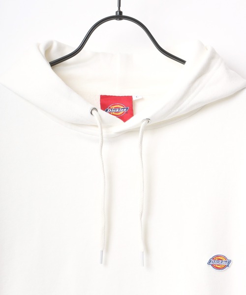 Dickies(ディッキーズ)の「Dickies/ディッキーズ 別注 オーバーサイズ 裏毛 ミニロゴワッペン ワンポイント刺繍 スウェット パーカー フーディー/長袖 トップス プルオーバー/レディース メンズ(パーカー・メンズ・ホワイト/アッシュグレー/ブラック/ダークグリーン/ネイビー/オートミール/ブラック系その他/グレー系その他/ベージュ系その他・M/L/XL)」の20枚目の写真