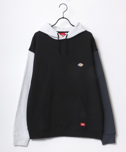 Dickies(ディッキーズ)の「Dickies/ディッキーズ 別注 オーバーサイズ 裏毛 ミニロゴワッペン ワンポイント刺繍 スウェット パーカー フーディー/長袖 トップス プルオーバー/レディース メンズ(パーカー・メンズ・ホワイト/アッシュグレー/ブラック/ダークグリーン/ネイビー/オートミール/ブラック系その他/グレー系その他/ベージュ系その他・M/L/XL)」の12枚目の写真