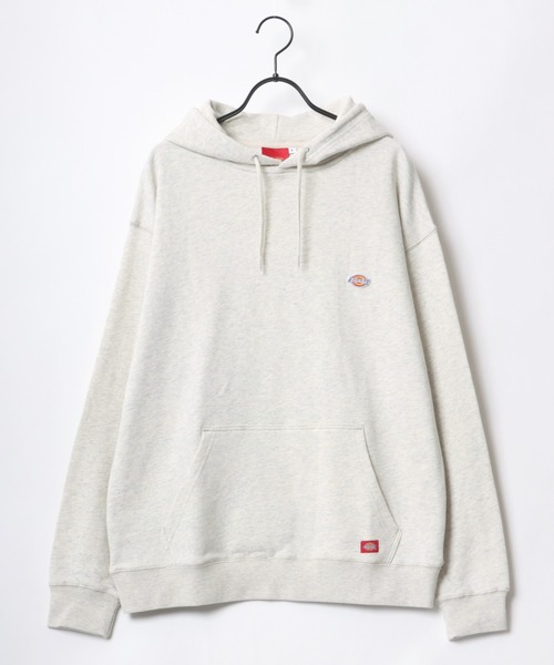 Dickies(ディッキーズ)の「Dickies/ディッキーズ 別注 オーバーサイズ 裏毛 ミニロゴワッペン ワンポイント刺繍 スウェット パーカー フーディー/長袖 トップス プルオーバー/レディース メンズ(パーカー・メンズ・ホワイト/アッシュグレー/ブラック/ダークグリーン/ネイビー/オートミール/ブラック系その他/グレー系その他/ベージュ系その他・M/L/XL)」の15枚目の写真