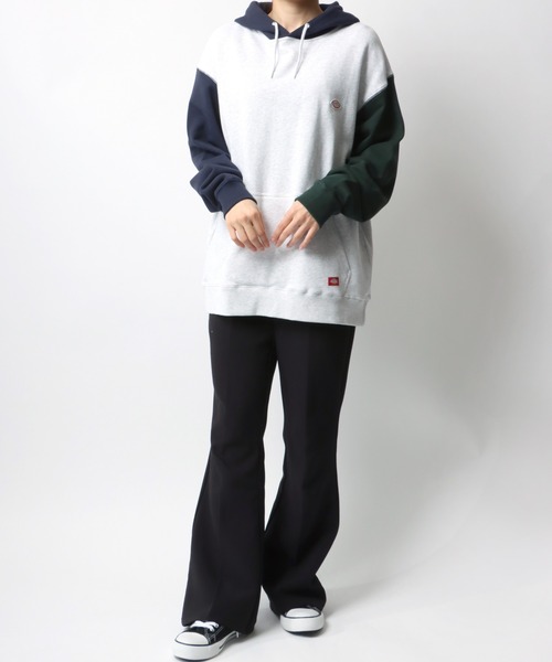 Dickies☆デッキーズ ロゴ スエット フーディ 長袖 Dickies ディッキーズ プルオーバー パーカー スウェット 裏毛