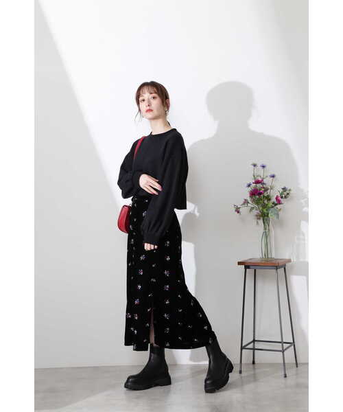 JILL STUART（ジルスチュアート）の「◆ゾーイスウェットシャツ（Tシャツ/カットソー・レディース・ブラウン/ホワイト/ブラック・FREE）」の16枚目の写真